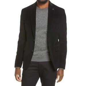 TED BAKER LONDON 
Ralph Spj Cotton Blend Sport Coat - Black - Corduroy